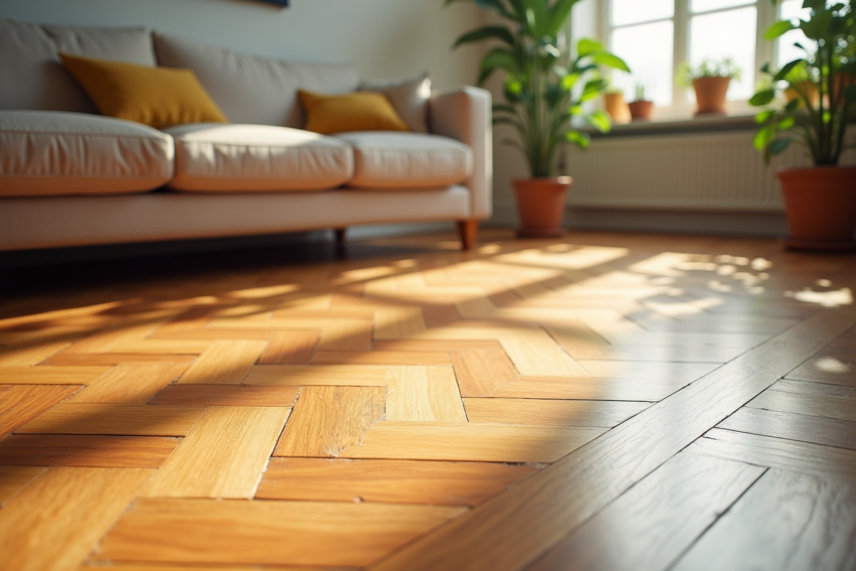 parquet usé